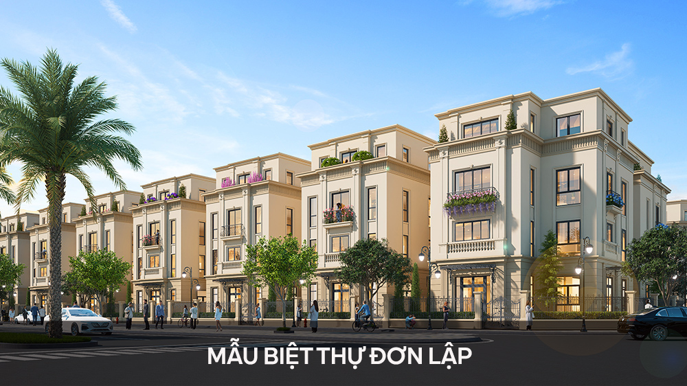 Phối cảnh biệt thự đơn lập PK TInh Hoa phong cách Ý